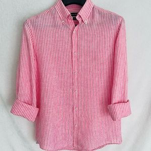 Massimo Dutti Sexy 100% Linen Men's Shirt L